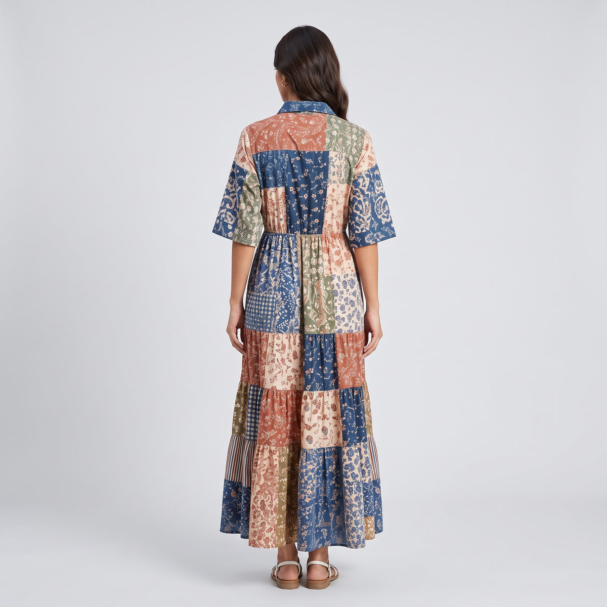 Marrakesh Patchwork Maxi Dress