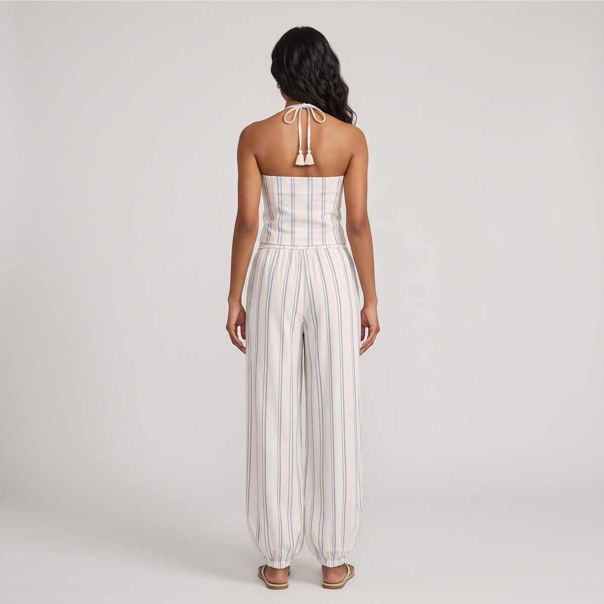 Cabana Stripe Halter Set