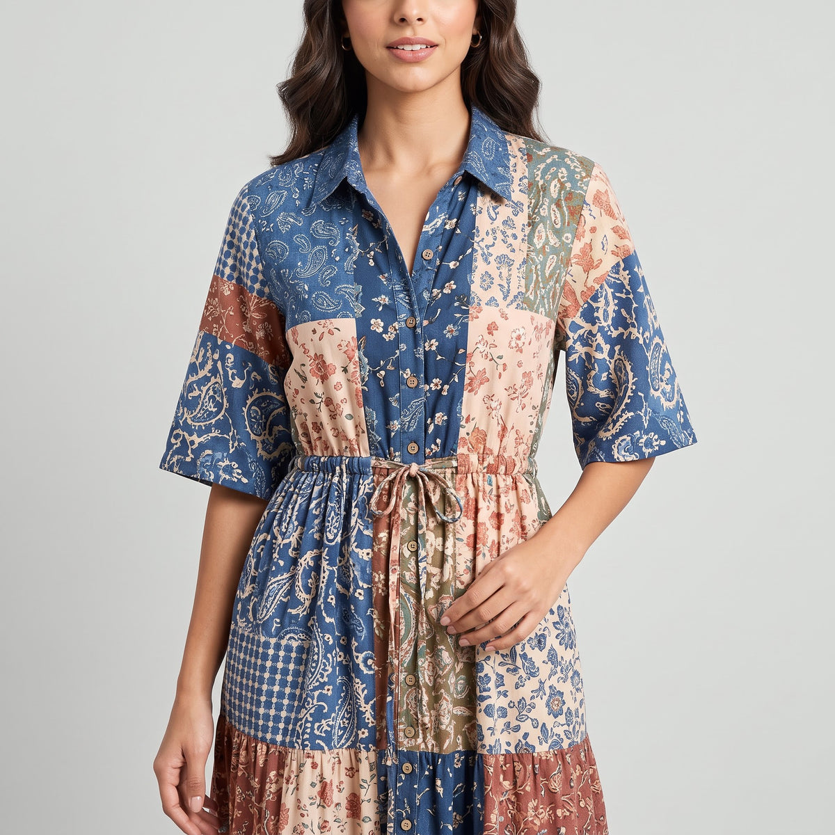 Marrakesh Patchwork Maxi Dress